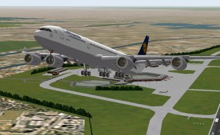 A340-500 Lufthansa Preview