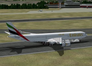 Airbus A340-500 Emirates von Simubuild