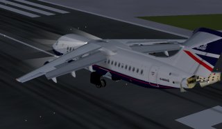 Bae 146-200 British Airways von Holger Ellerbrock